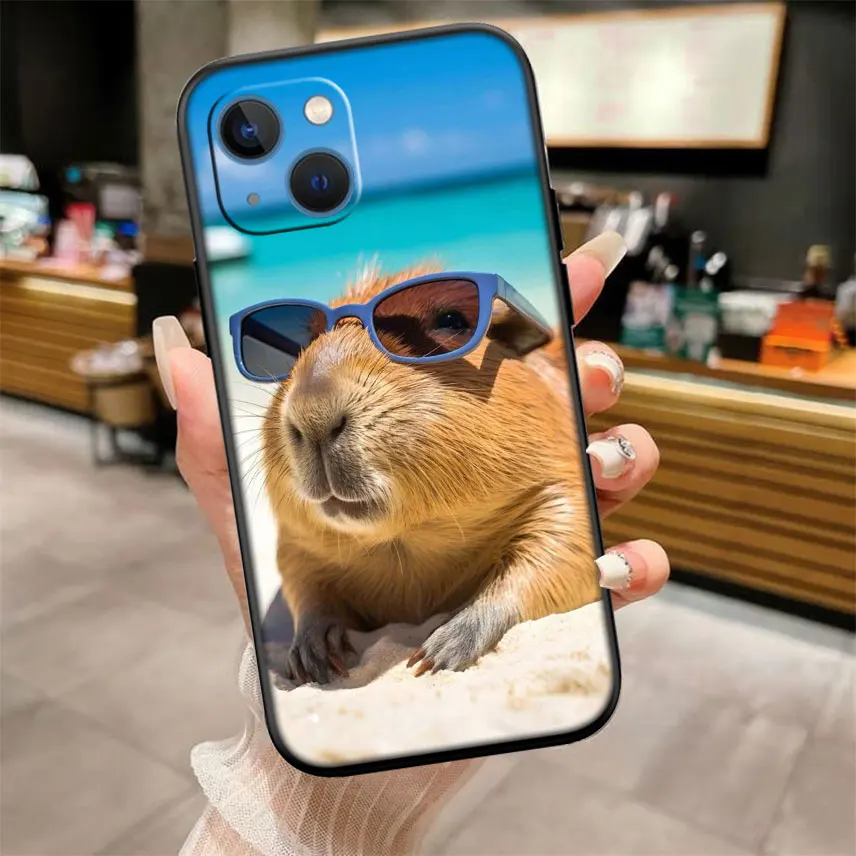 Cartoon Capybara Cute Shell Phone Case