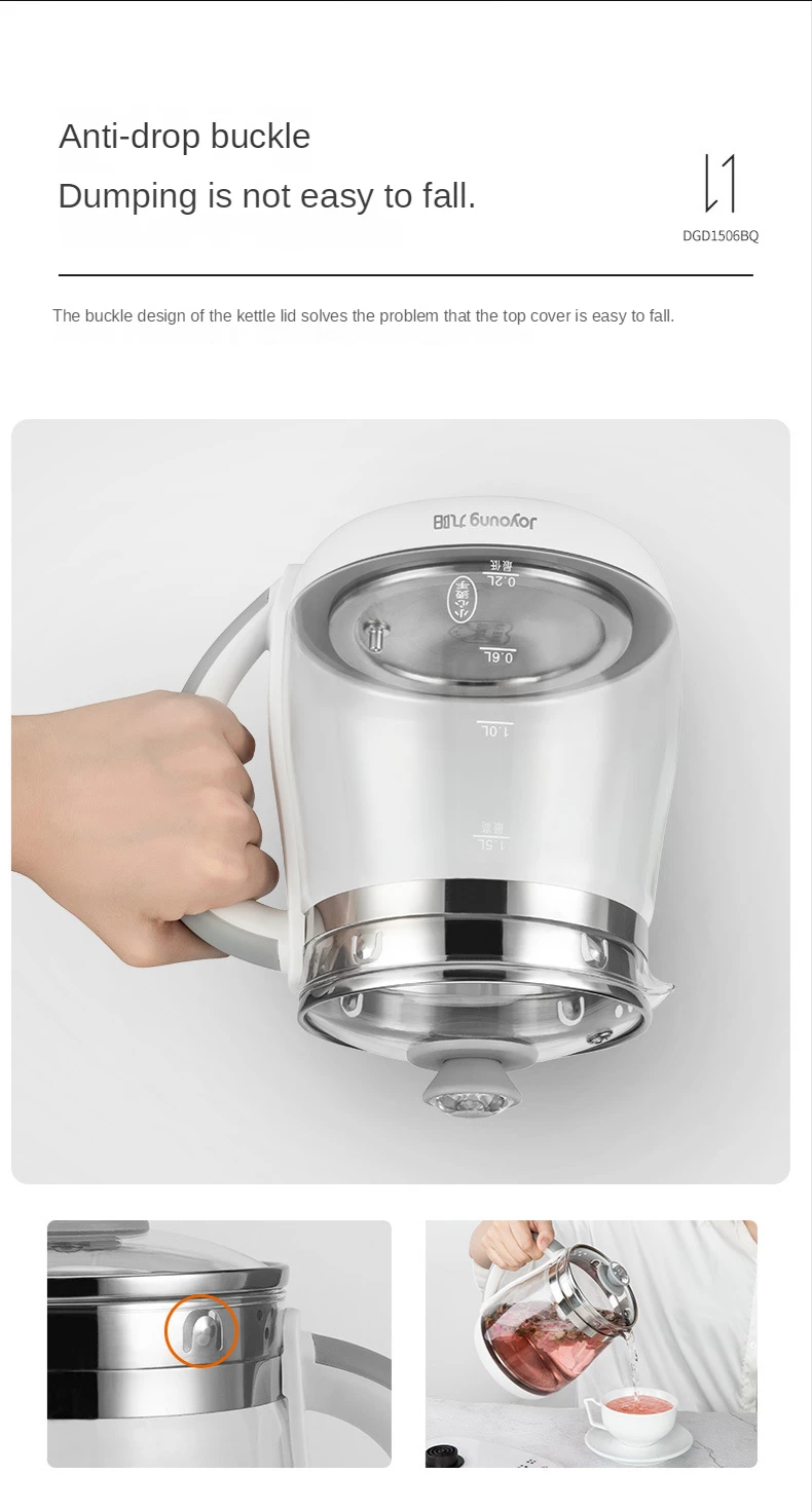 Jiuyang-TETERA multifuncional de vidrio