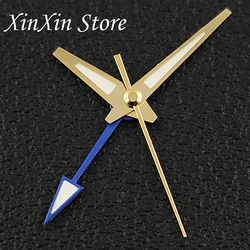 Silver Red High Quality GMT Watch Hands with C3 Green Luminous Needles (Gold Blue A)
