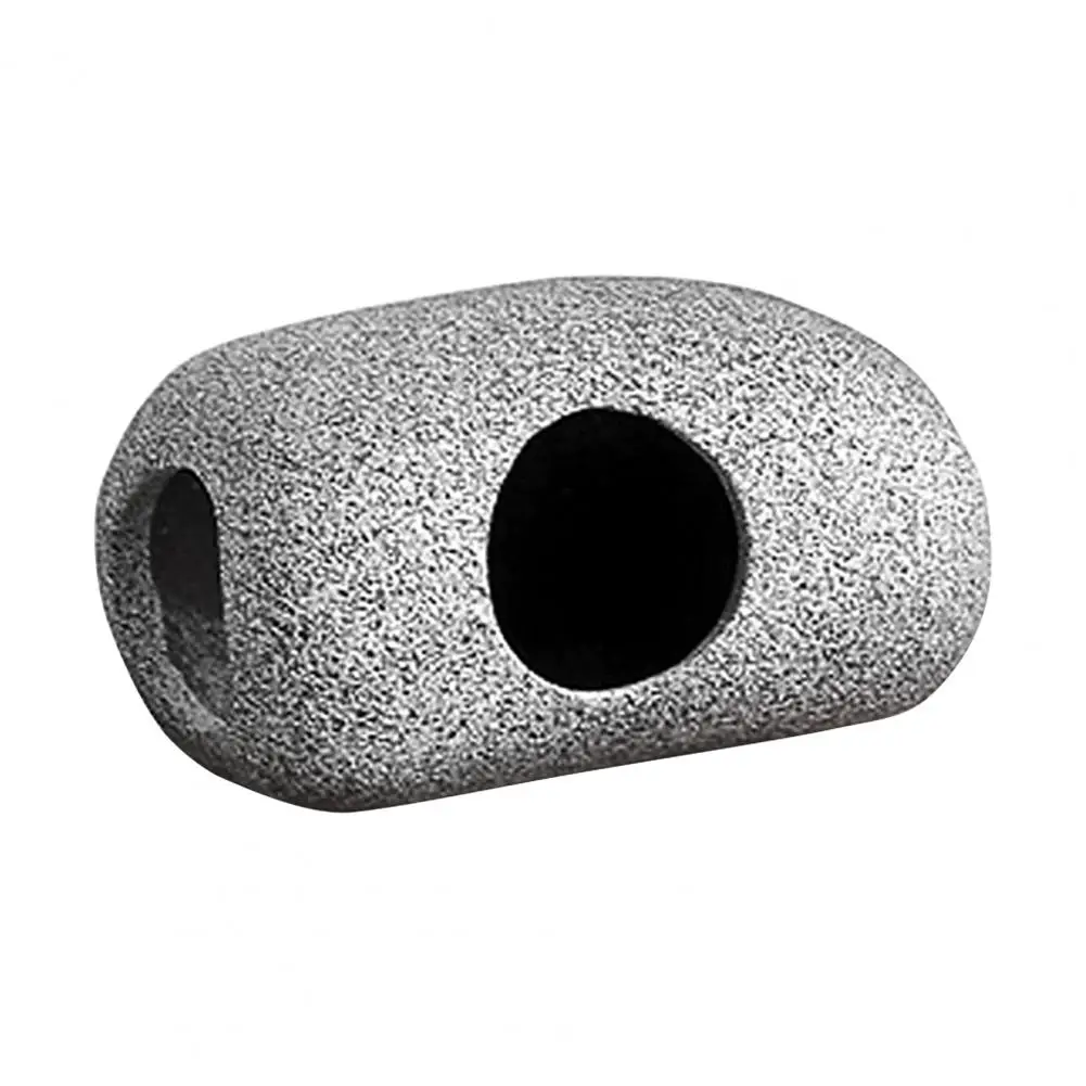 Aquarium Cave Safe Delicate Aquarium Decoration Rock Cave Landscaping Hiding Stone House for
