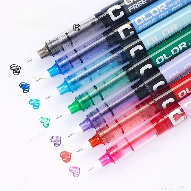 7-Pack Extra Fine Rollerball Pens 4