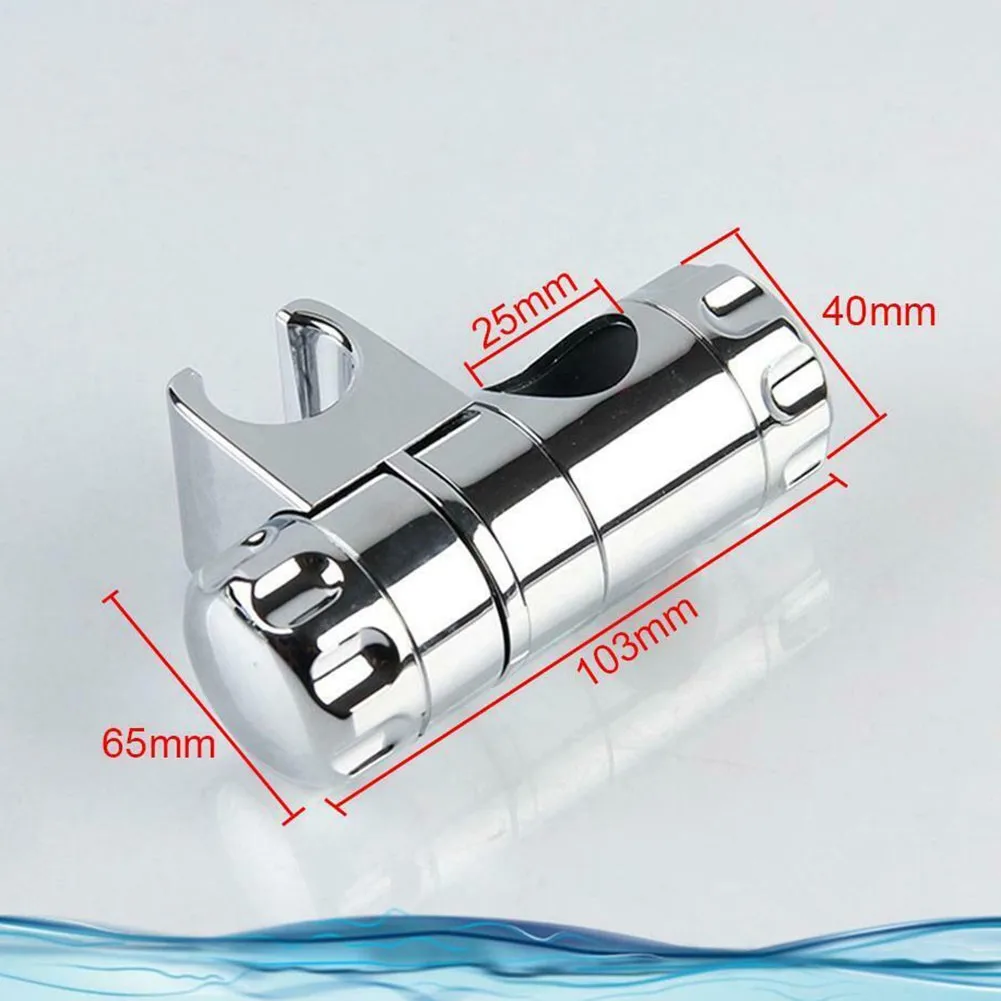 

Chrome Plated Universal Shower Bracket Shower Sliding Bracket Shower Head Holder Fixed Base Adjustable Bathroom Accessories