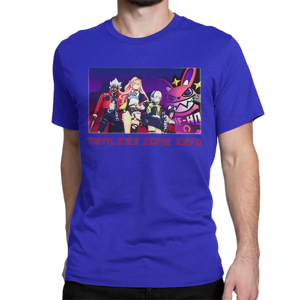 thumbnail image 1 of Camisetas de anime Zenless Z Zero para hombre y mujer, divertidas camisetas de algodón, cuello redondo, manga corta, idea de regalo, ropa, 1 of 7