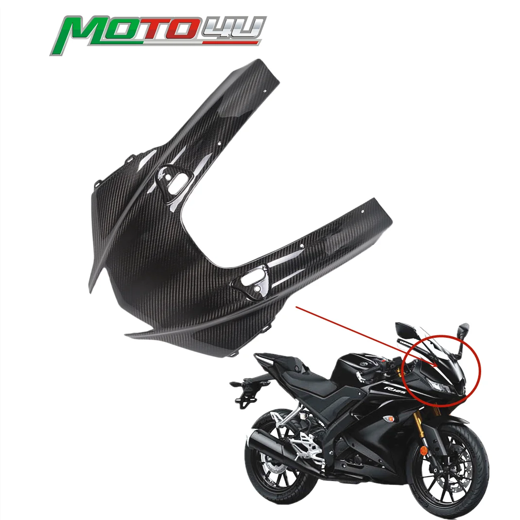 For Yamaha Yzf-R1 R1 2020 2021 2022 100% Carbon Fiber Motorcycle Front Nose Fairing Panels Gloss Motorcycle Shell Protection