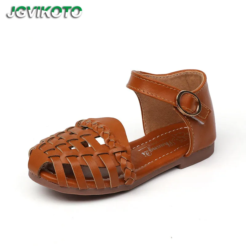 JGVIKOTO Brand Girls Sandals Kids Summer Beach Shoes For