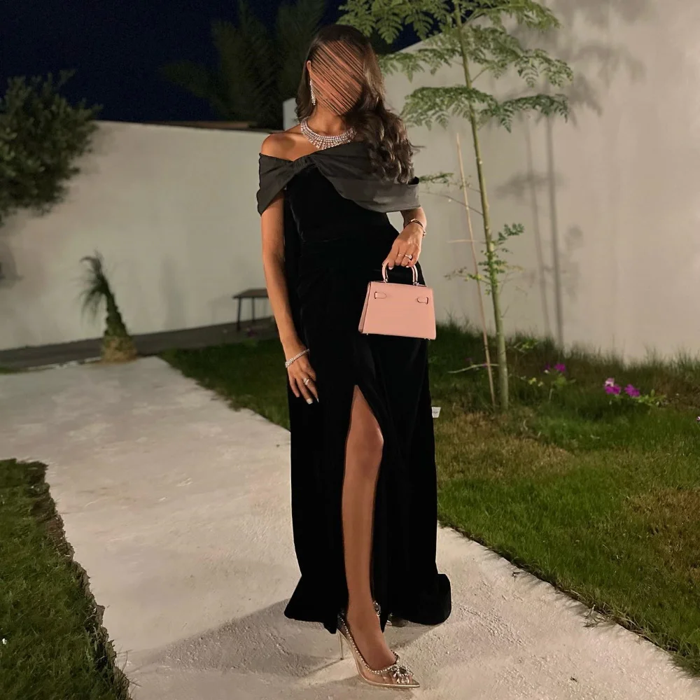 

Serendipity 2024 Formal Occasion فساتين الحفلات Trumpet Evening Dress Off The Shoulder Arabia Cocktail Prom Gown For Sexy Women