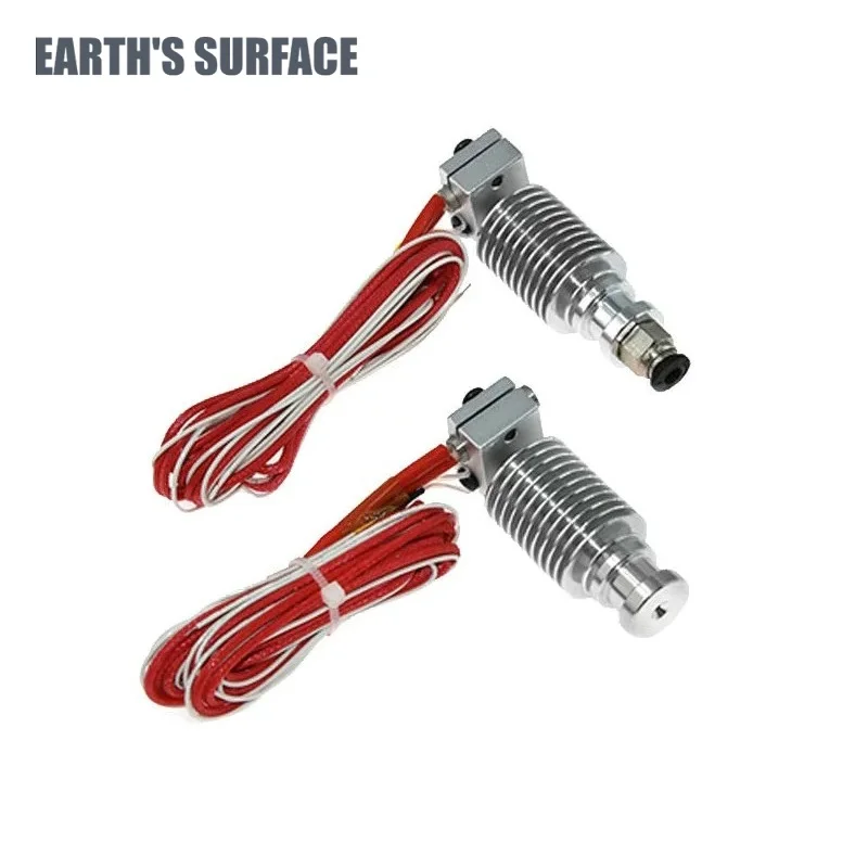 ES-3D Printer Parts V6 12V40W J-Head With Thermistors Cartridge Heater Remote/Short Range Extruder JHead Hotend For E3D Extruder hzdadeve anycub hot end print head kit 24v 60w cartridge heater is suitable for kobra 2 3d printer parts