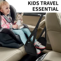 Newest Airplane Foot Hammock Airline Foot Rest With Removable Pad Adjustable Strap Foot Hammock With Menory Foam For Travel 3