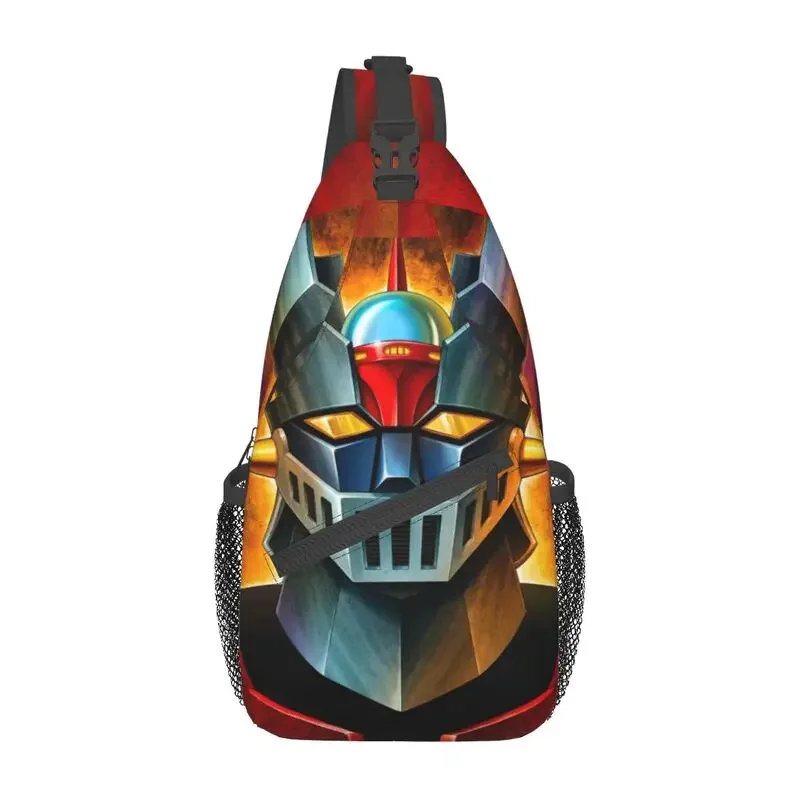 

Индивидуальная сумка-слинг НЛО-робот Mazinger Z для мужчин, модный нагрудный рюкзак через плечо с рисунком Аниме Манга, дорожный походный ранец
