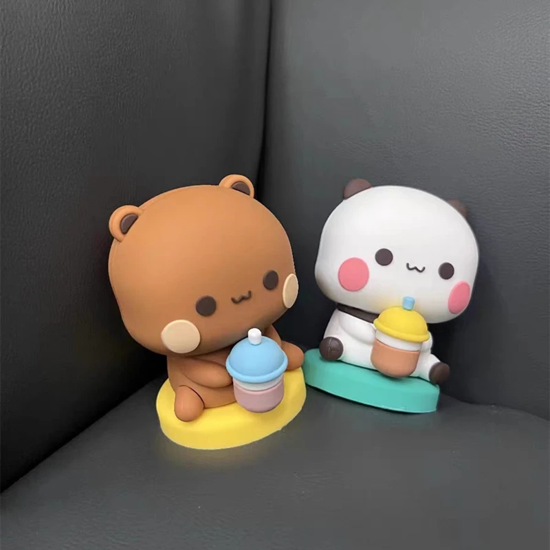 

Anime Kawaii Panda Hobbies Cartoon Bear Toy Doll Bubu And Dudu Figure Model Collection Home Ornament Childrenal Birthday Gift