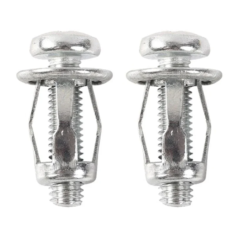 Petal Rivet Lock Nuts with Screw Fixed License Plate for Car Screw Iron Skin Car Metal Jack Nuts Hollow Wall 1/5/10pcs rivet lock nuts
