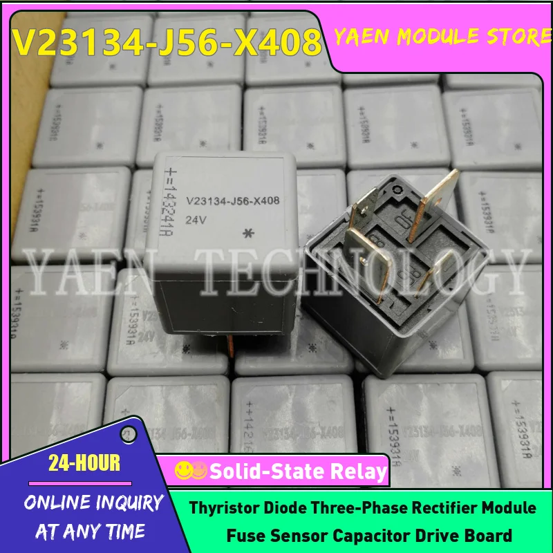 Nuovissimo Relè Automobilistico Tyco V23134-J56-X408 24V 70A 4 Piedi Larghi