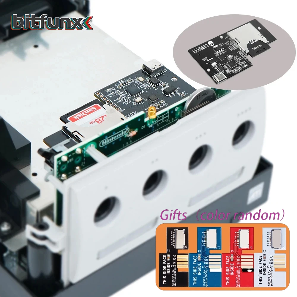 BitFunxGCLoaderCUBEODEOpticalDriveEmulatorForNintendoGameCubeDOL001DOL101ForSD2SP2