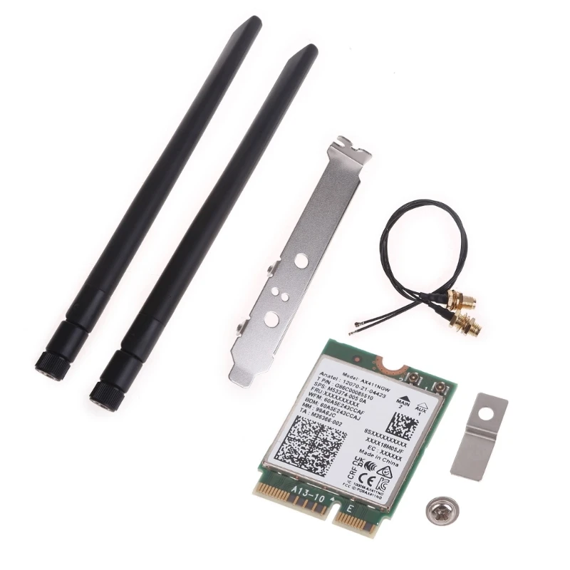 

Cnvio2 Computer Networking AX411 AX411NGW Wireless Card BT5.3 2.4G/5G/6G