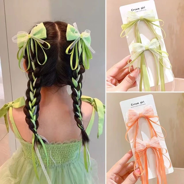 Kids Hair Accessories Bow Hair Tie  Hair Ribbons Accessories Girls - 20pcs  Baby - Aliexpress