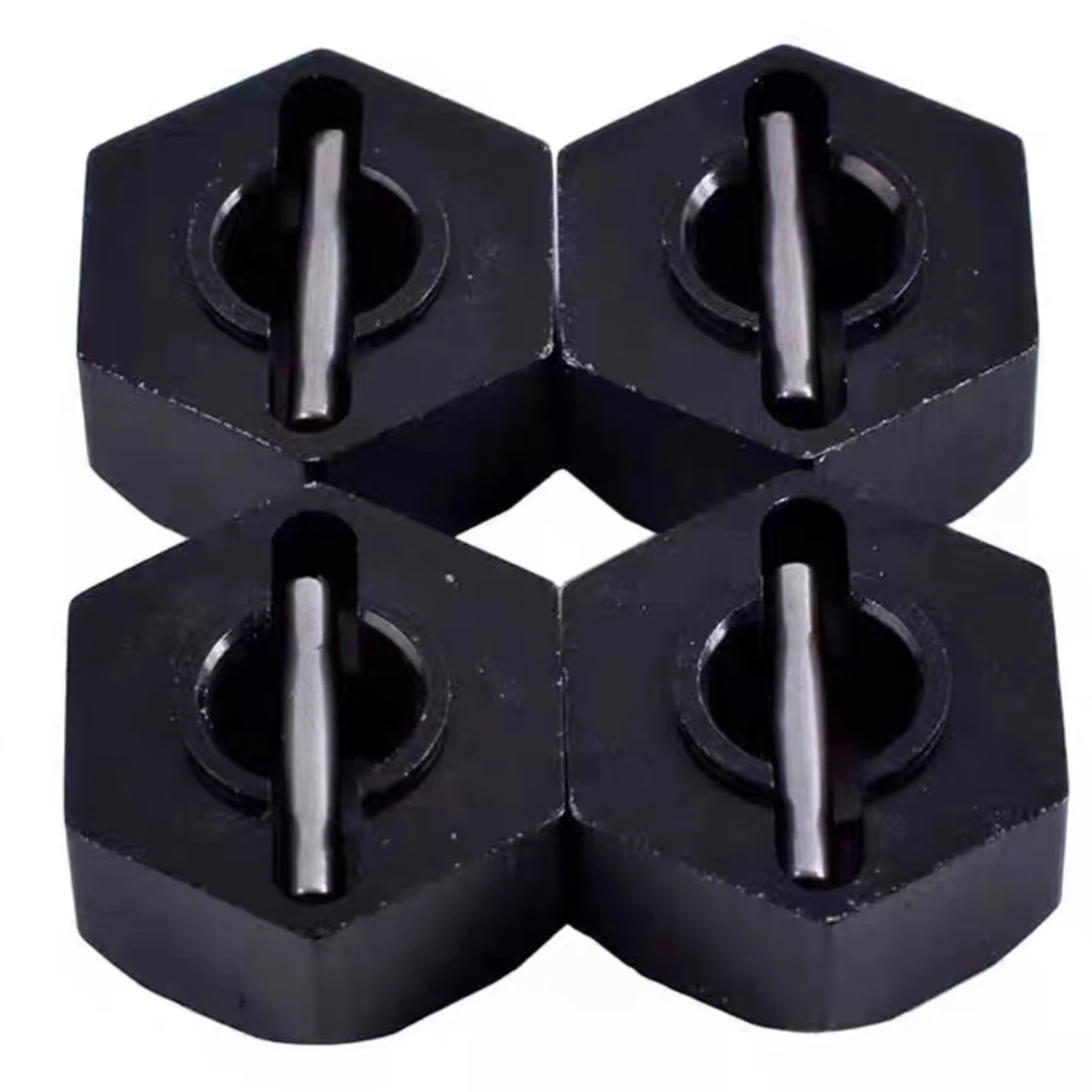 4Pcs 1/16 RC Car 12mm Upgrade Wheel Hex Hubs With Axle Pins For Traxxas 1/16 E-Revo Slash 4WD Summit VXL RC Car Accessories