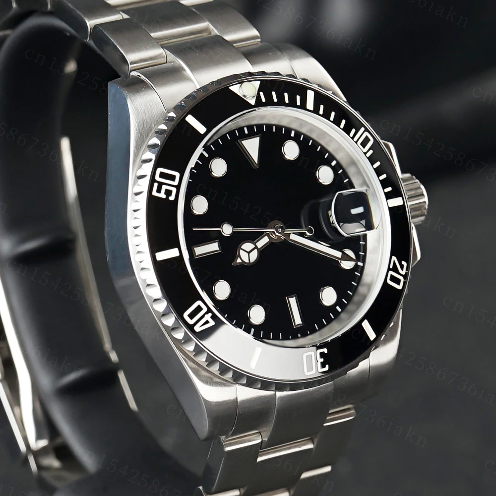 2022 Fashion New 40mm Men's Leisure Sports Sapphire Mirror Stainless Steel Material Waterproof Automatic Mechanical Watch