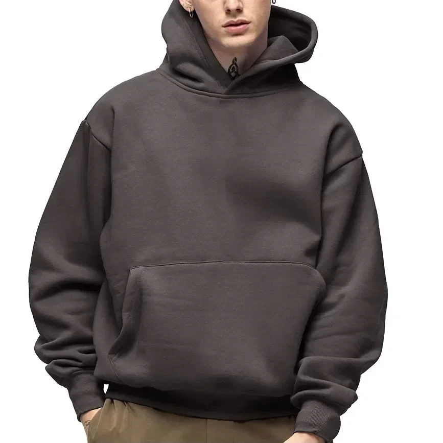 Brown Heavy Weight Men's Hoodies sold by 100 Spartans