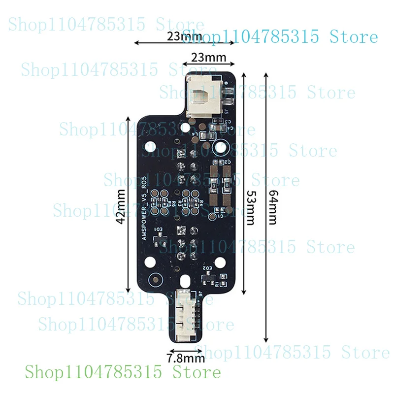 For Bambu Lab AMS Multi-color Power Adapter Plate 3D Printer Accessories