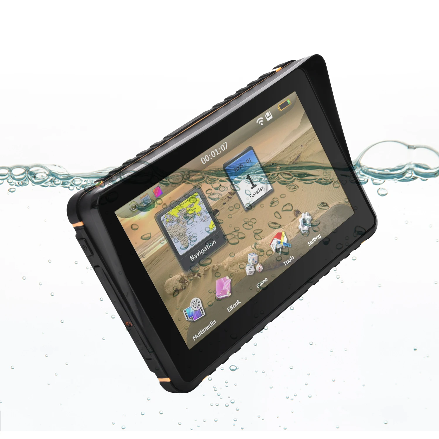 7 Inch Car Gps Navigation 256M+8GB Motorcycle GPS navigation with sunshade waterproof GPS navigator