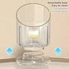 2025Makeup Storage Bucket 360° Rotating Transparent Simple Lig t Luxury Cosmetics Brush Lipstick Holder Stationery Organizer Box 3