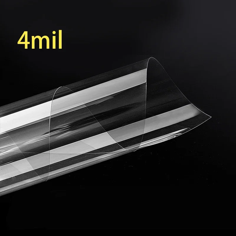 4 Mil Transparent Safety Window Film Anti Shatter Clear Glass Protection Film Self Adhesive Window Tint for Home Car window privacy film window film