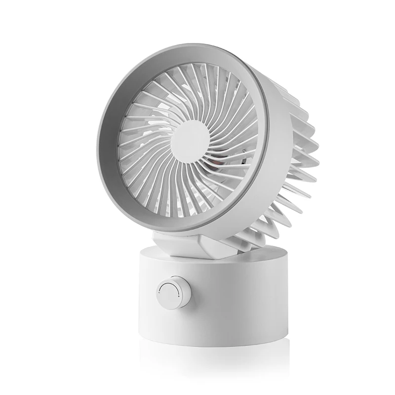 

Cordless Electric Fan Small Cooling Ventilador 2000mAh Shake Head Fan Stepless Speed Regulation Personal Fans for Room Office