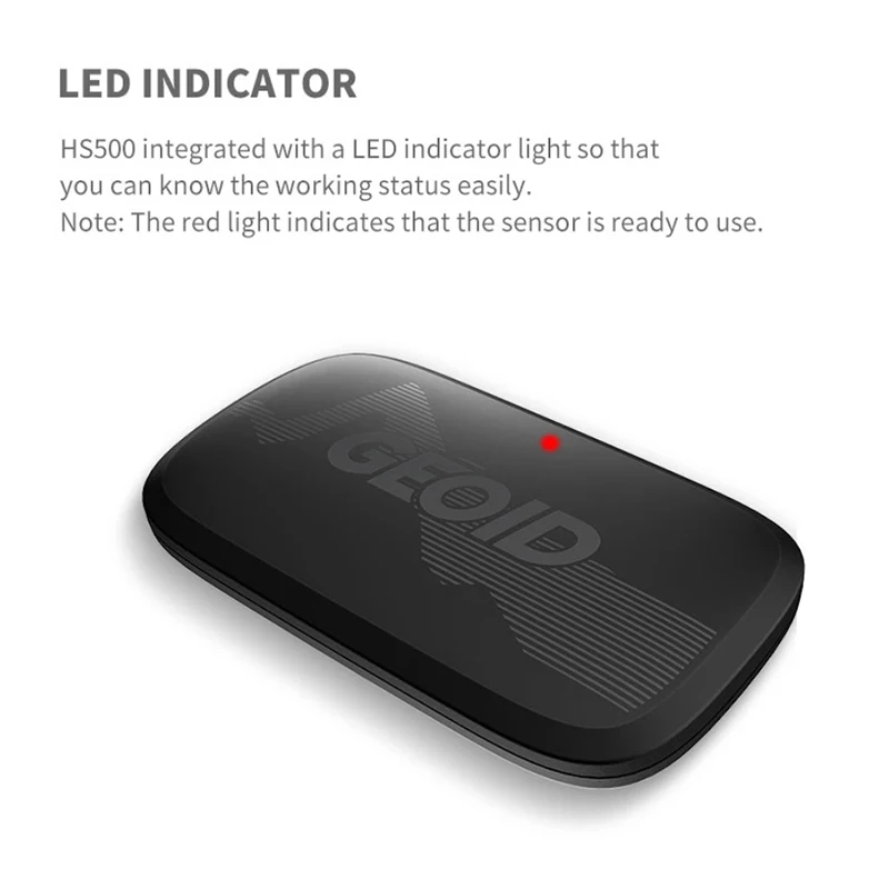 GEOID HS500 심박수 모니터 무버 GPS 블루투스 ANT 센서, 가슴 스트랩 사이클링 컴퓨터 센서, Wahoo Garmin 스포츠 모니터