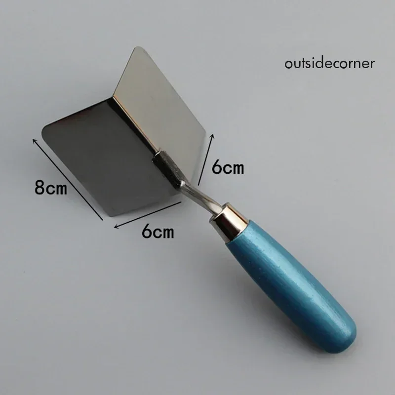 Drywall Corner Knife 8x6cm Stainless Steel Trowel