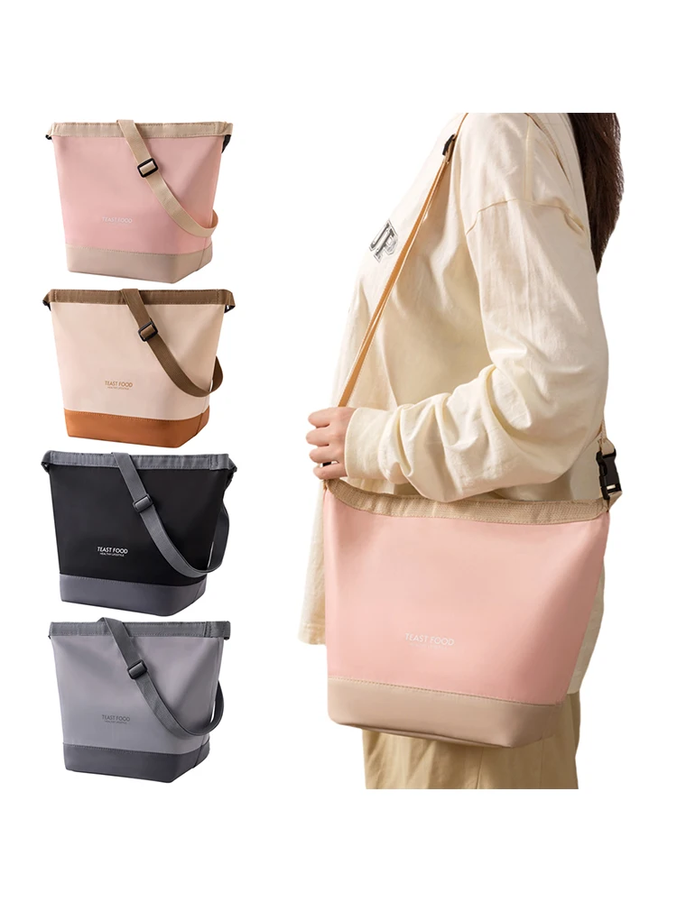 Lunch bag lunch cooler bag Foldable Lunch Bag Aluminum Foil Portable Bento Bag Waterproof Thermal Lunchbox Large Capacity Outdoor Travel Work