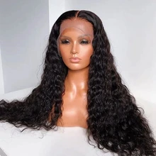Kryssma – perruque Lace Front Wig synthétique noire crépue et bouclée, perruque naturelle de Cosplay pour femmes noires