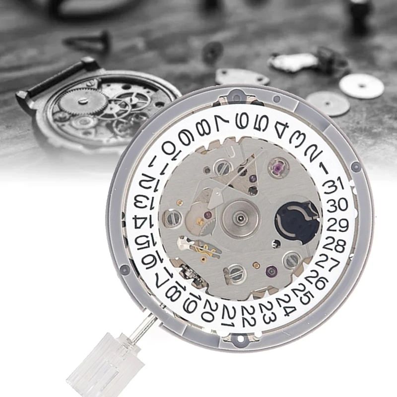 

NH35/NH35A Day Date Set High Accuracy Automatic Mechanical Watch Movement+Steel Stem+Week Dial+Calendar Dial+Check Rod