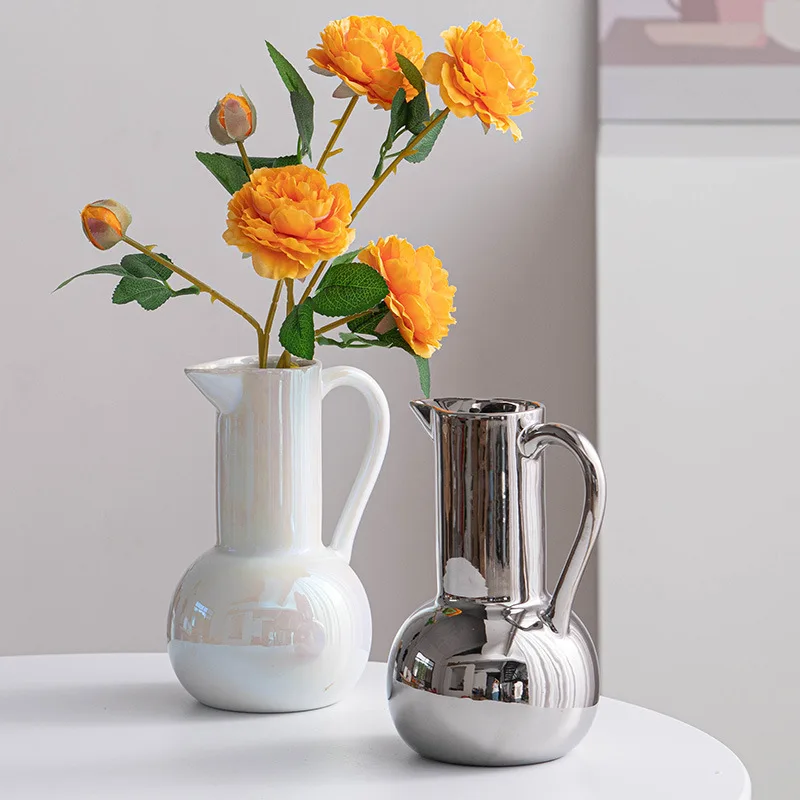 

Modern Ceramics Flower Vase, Nordic Style, Rustic Decor, Home Decoration, Home Accessories, Flowers Pot