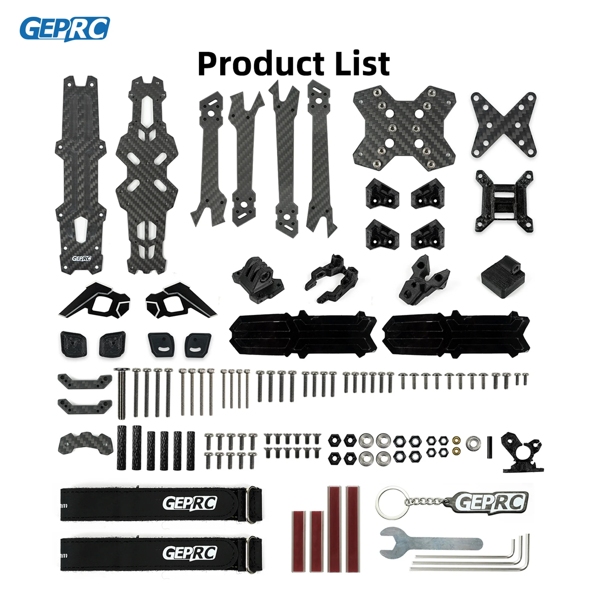GEPRC GEP-Vapor-D5 D6 Frame For O3 and Analog Vapor Drone Carbon Fiber Frame DIY RC FPV Quadcopter 5-6 Inch Accessories Parts thumbnail 5