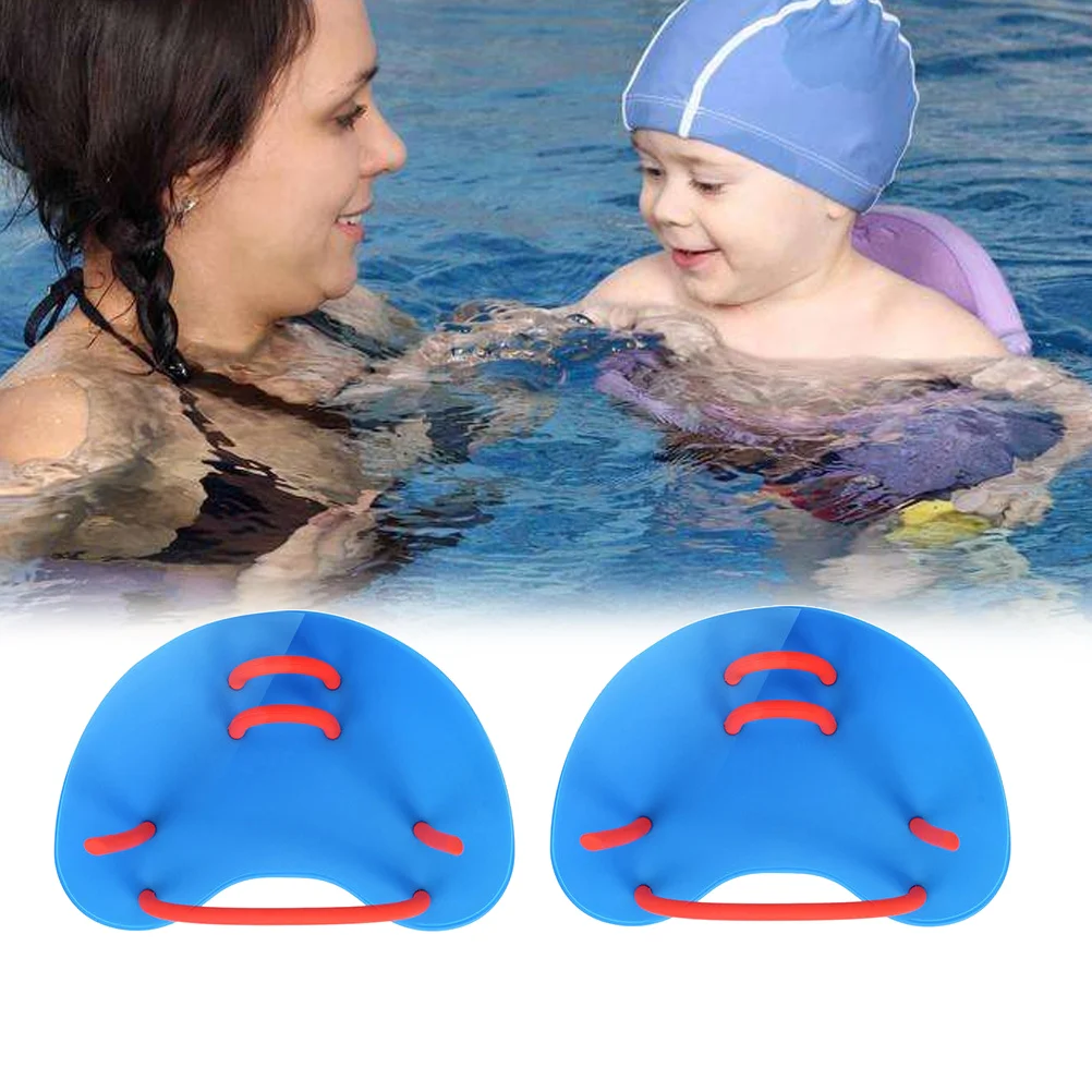 

Swim Hand Paddles Swim Webbed Swimming Training Hand Paddles with Adjustable Straps 1 pair for and Men ( Blue )