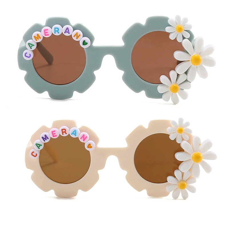 

2023 New Personality Flower Sunglasses Children Trendy Fashionable Creative Ultraviolet Sun Glasses Kids Cute Outdoor Eyewear