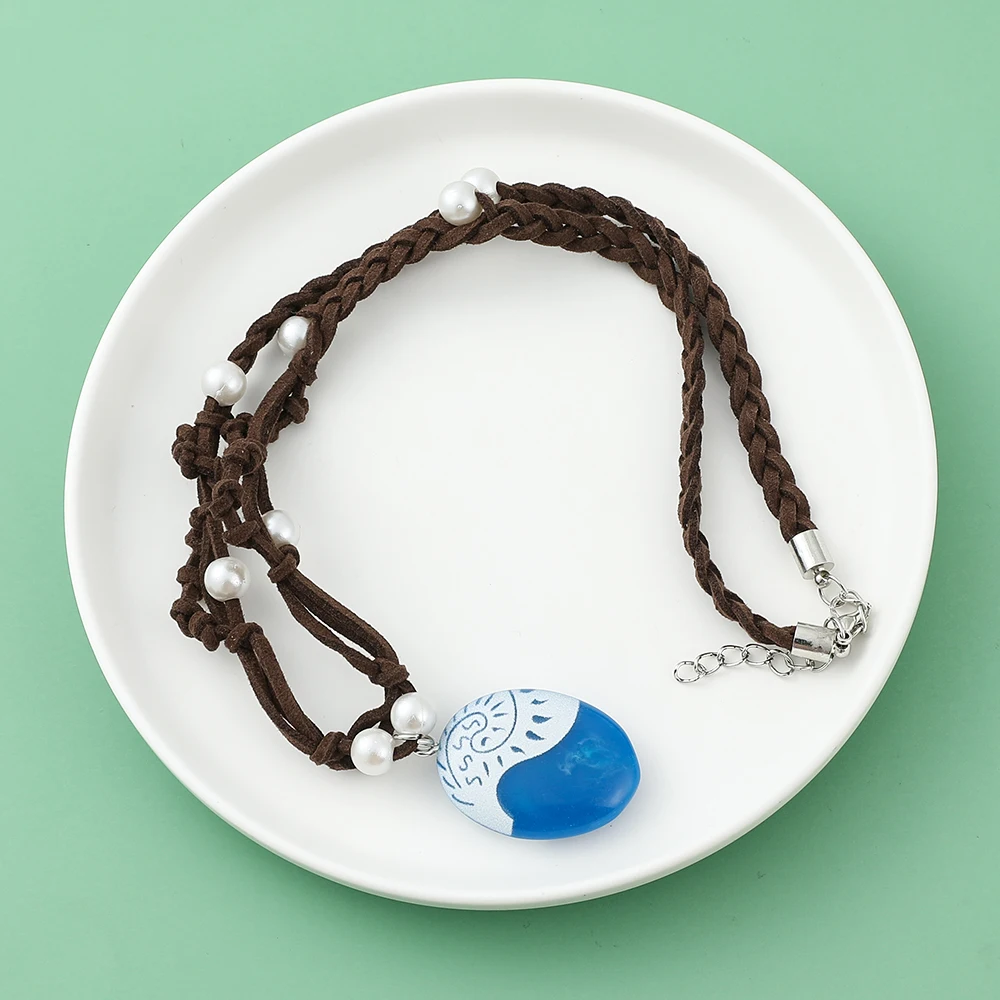 Disney Animated Movie Moana Necklace Goddess's Tefiti Heart