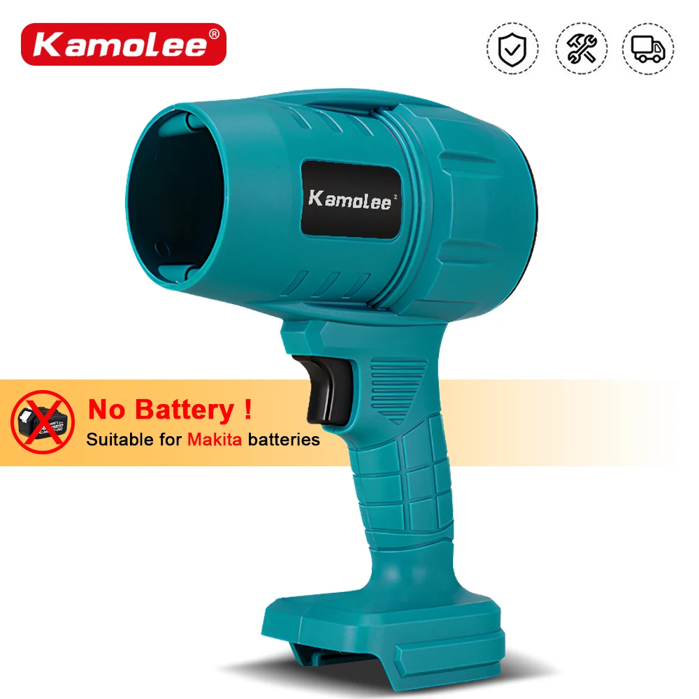 KAMOLEE Turbo Jet Fan Electric Air Blower 2000W, 200M S Cordless Violent Handheld Power Tool Apply 18V 21V Lithium Battery
