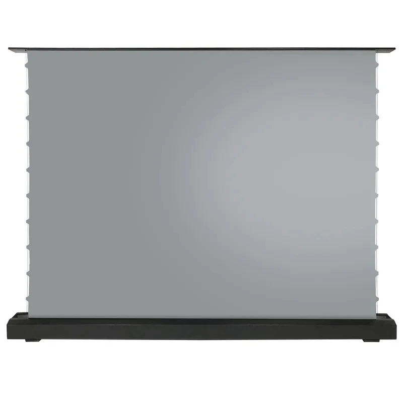 

2024 NEW 72 inch-150 inch for home theater Floor Rising Electric Projection Screen with Ambient Light Rejected PVC Grey Fabric
