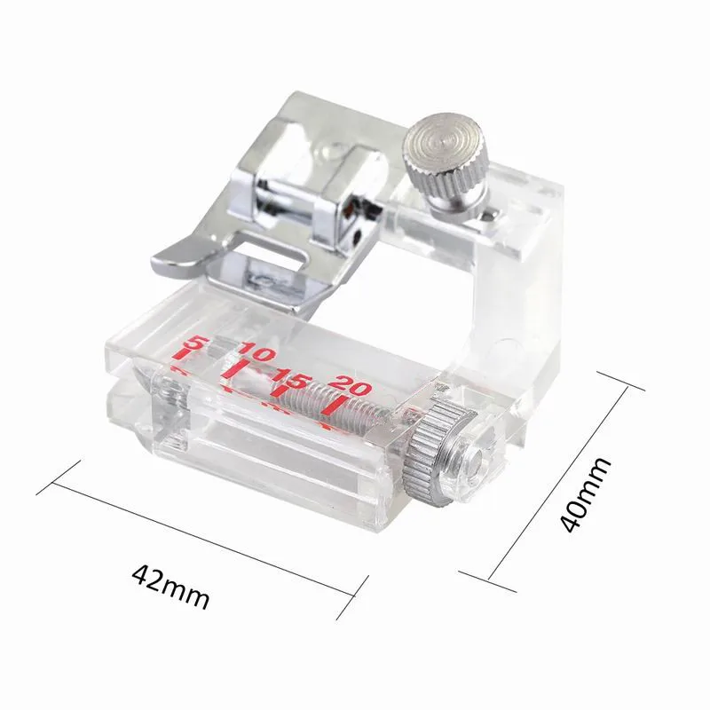 Sewing Machine Presser Foot Bias Cloth Binder Stitch OverLock Zipper Ruler Parts Home Essentials Industrial Sewing Supplies
