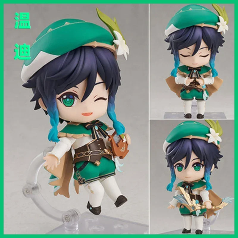 Genshin Impact Wendy Handmade Face Change Babatos Traveler Sky Ying Q Version Clay Figure Modello Di Gioco Periferico