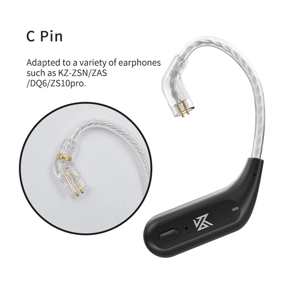 

Bluetooth-наушники KZ AZ09 Беспроводные с Hi-Fi-кабелем