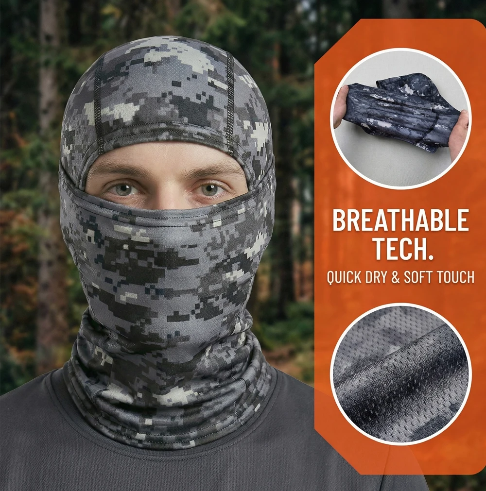 Summer Men's Women's Elastic Breathable Balaclava Hat Sunscreen Cycling Full Face Mask Scarf For Hiking Fishing Skiing_desvips.com