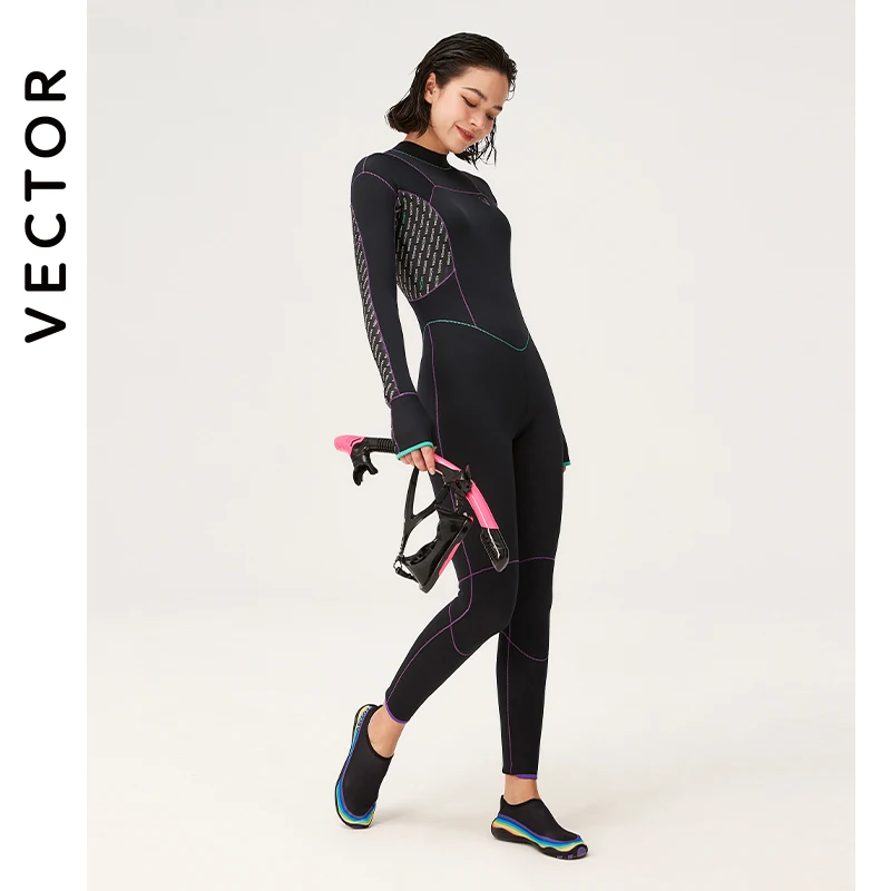 Vector 3M Costume Da Bagno Donna 2023 Vestito Bikini Costume Intero A Maniche Lunghe Upf50 + Tuta Femminile Costume Da Bagno Abbigliamento Da Spiaggia