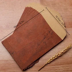 Set of 10 Vintage Kraft Paper Envelopes (10 PCS envelope)