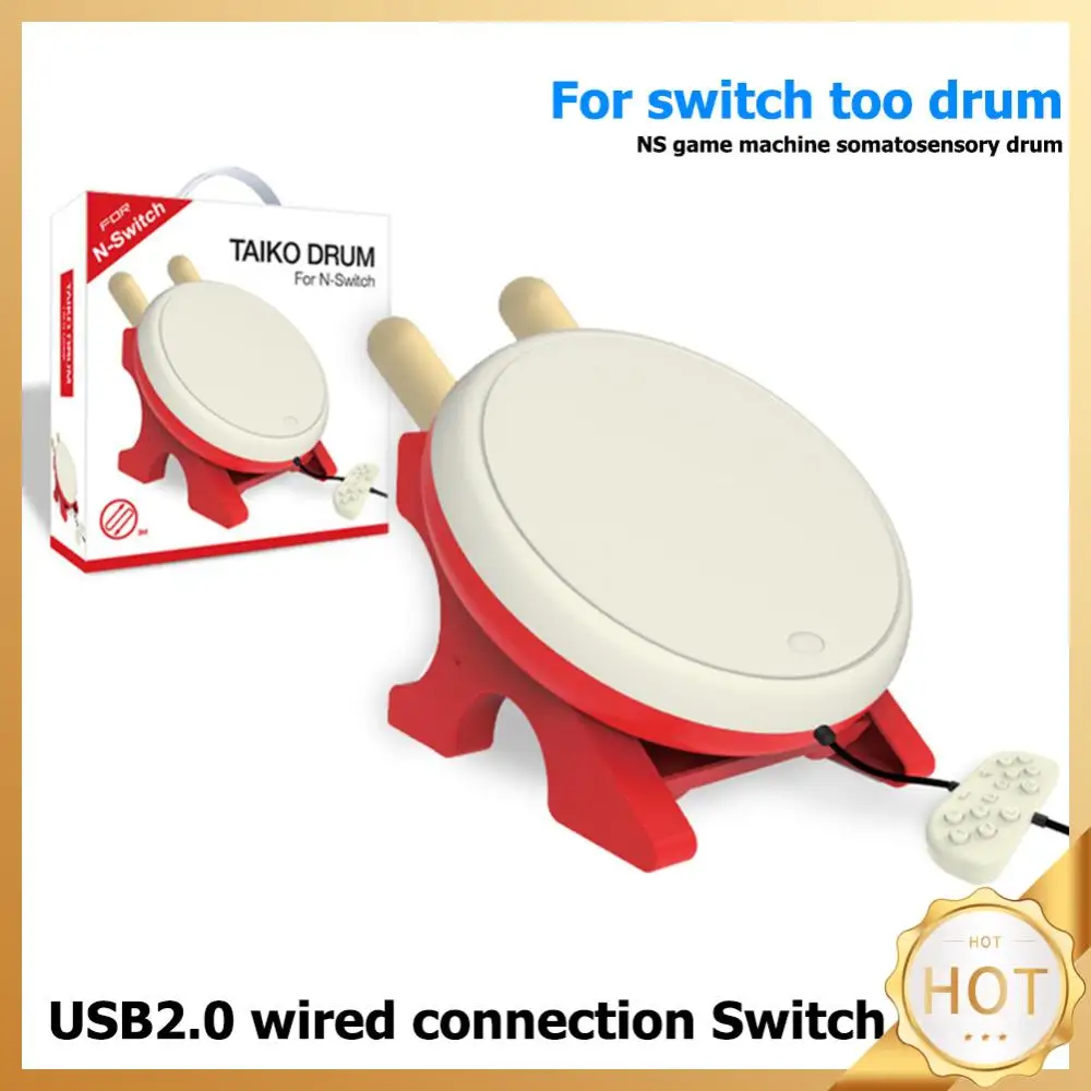 

Игровой барабан с барабаном, аксессуары для видеоигр, аксессуары для Nintendo Switch Taiko No Tatsujin