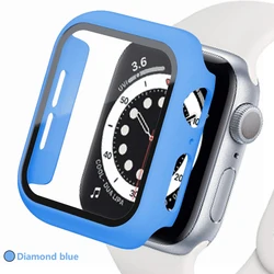 Premium Tempered Glass & Protective Cover for 40MM (Diamond blue22)