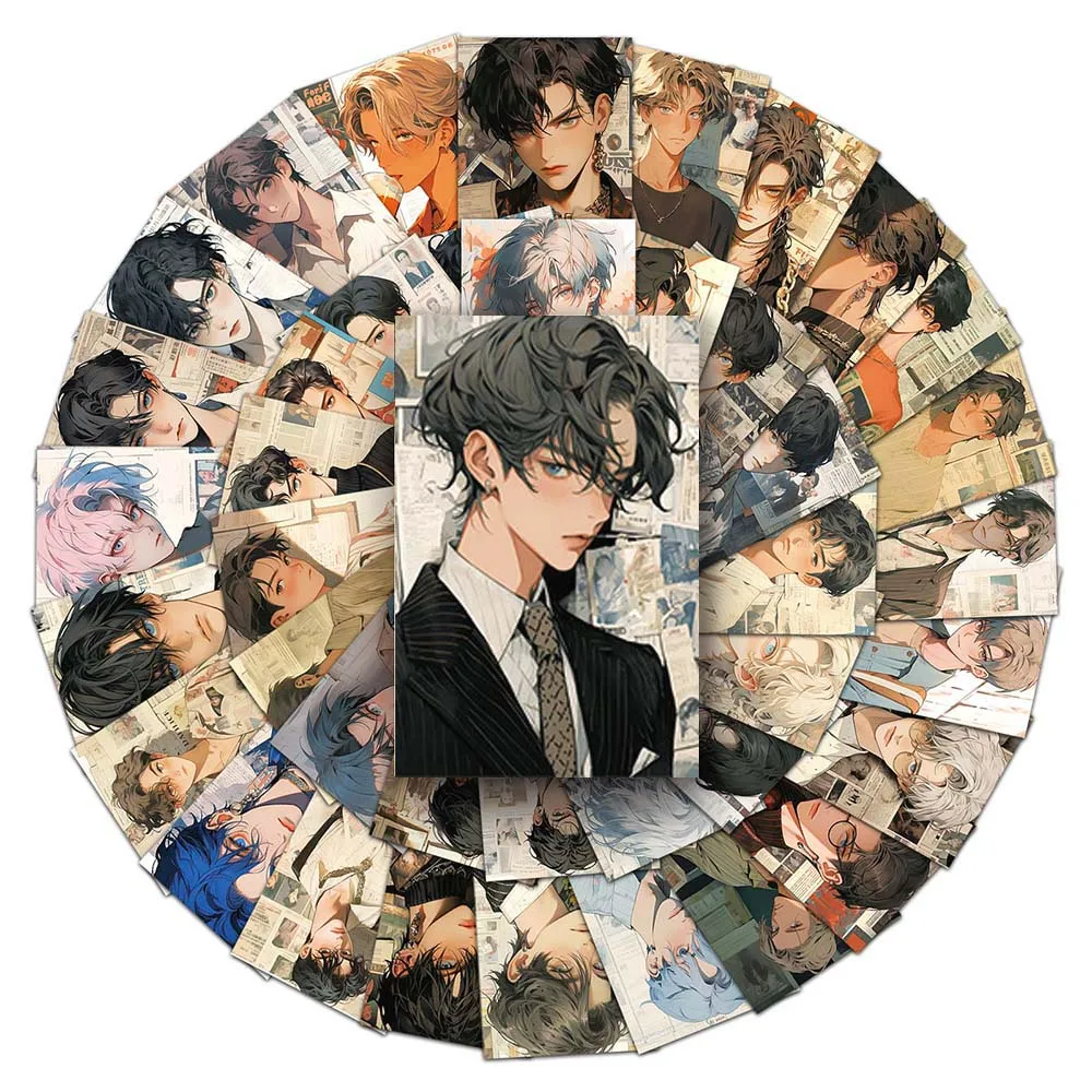 Рисунок 5 - 10/50Pcs ретро юный мальчик мультфильм
