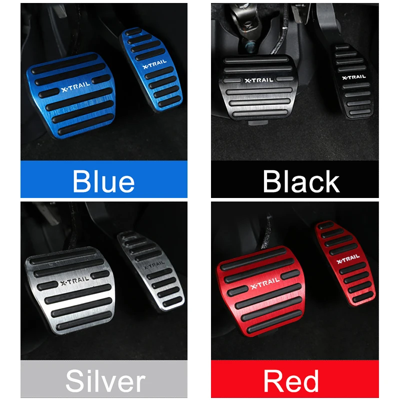 Car Pedals Foot Pads Fuel Accelerator Brake Pedal Covers For Nissan X-Trail X Trail T32 T33 2014- Accessories Car Accessories Car Pedals Pedal Cover
