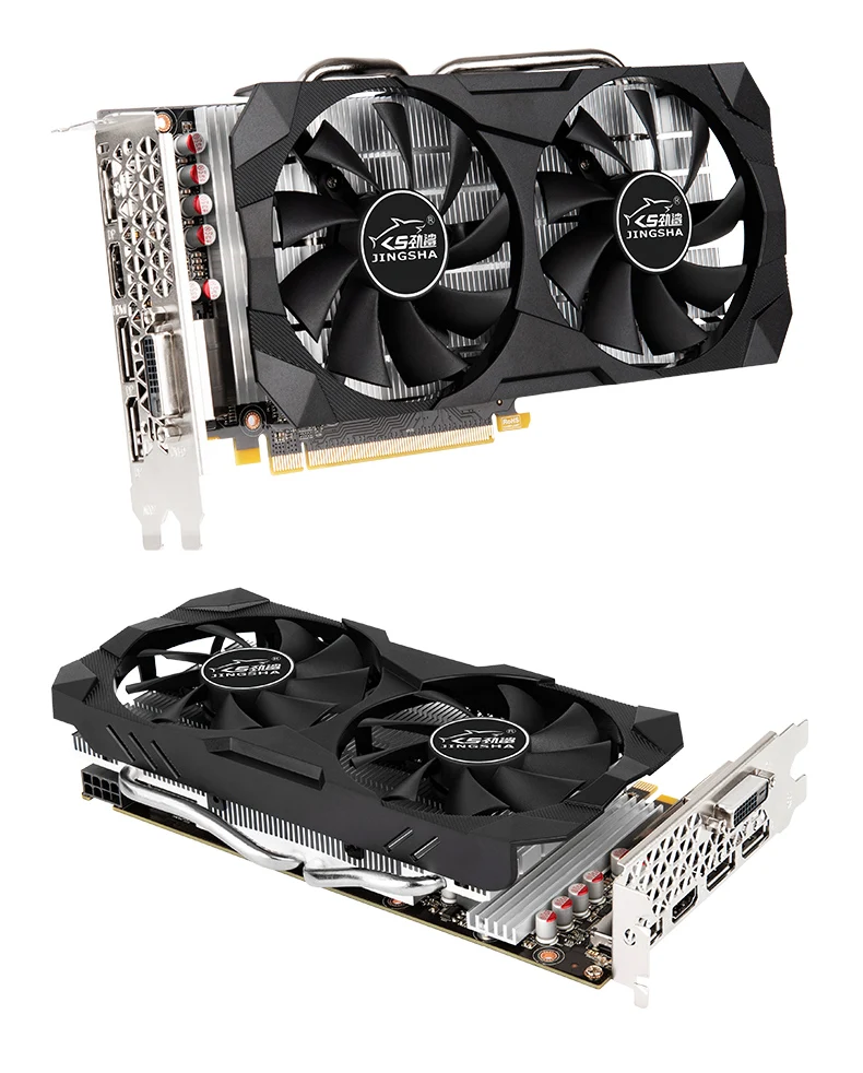 graphics card for desktop JINGSHA Video Card RX 580 8GB 256Bit 2048SP GDDR5 Graphics Cards For AMD Radeon RX 580 Series VGA Cards RX580 8G DisplayPort good video card for gaming pc